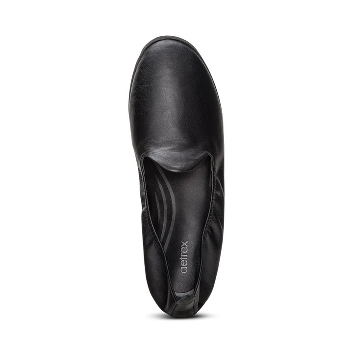 aetrex liz arch support women's | black