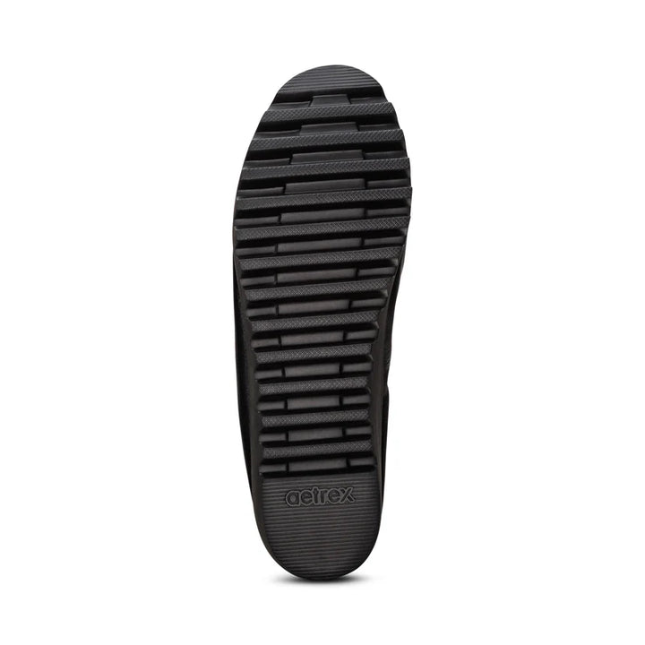 aetrex liz arch support women's | black