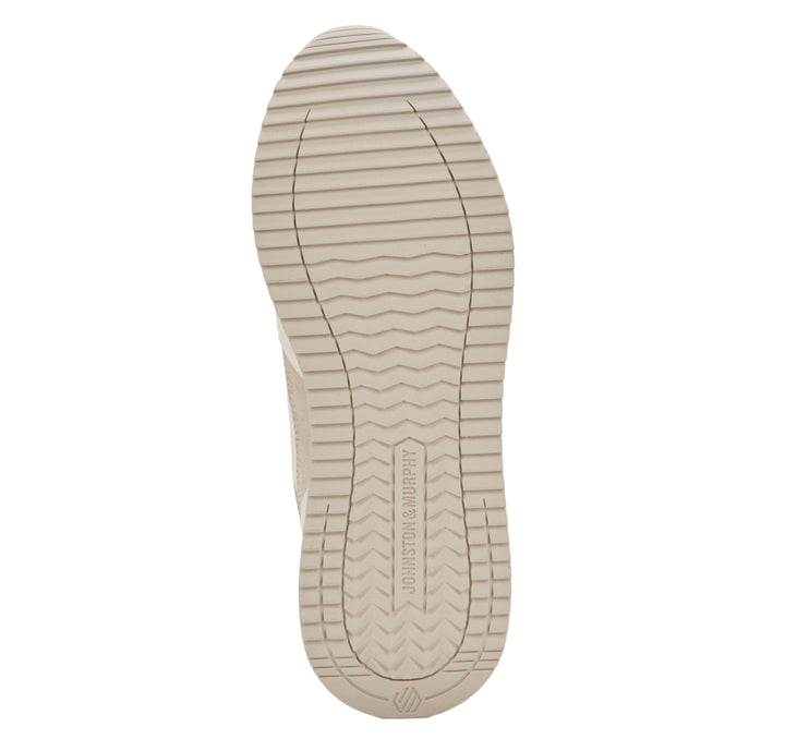 johnston & murphy chase perfed t-toe men's | white suede