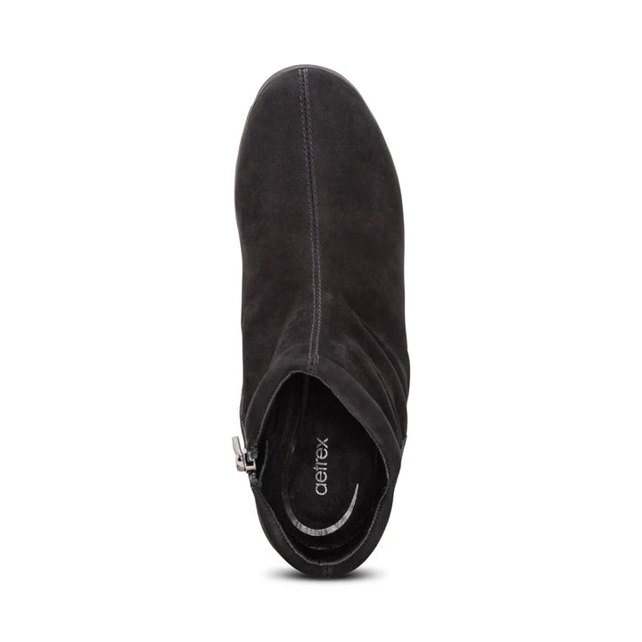 aetrex zoey slip-on women's | black