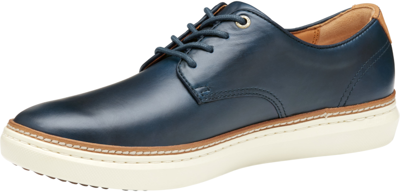johnston murphy mcguffey 2 175th anniversary plain toe men's | navy oiled