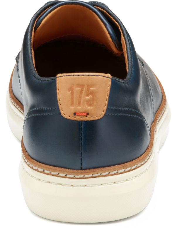 johnston murphy mcguffey 2 175th anniversary plain toe men's | navy oiled