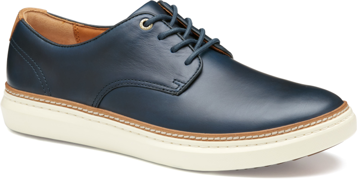 johnston murphy mcguffey 2 175th anniversary plain toe men's | navy oiled