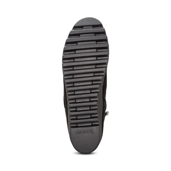 aetrex zoey slip-on women's | black