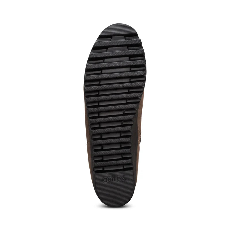 aetrex zoey slip-on women's | dk taupe
