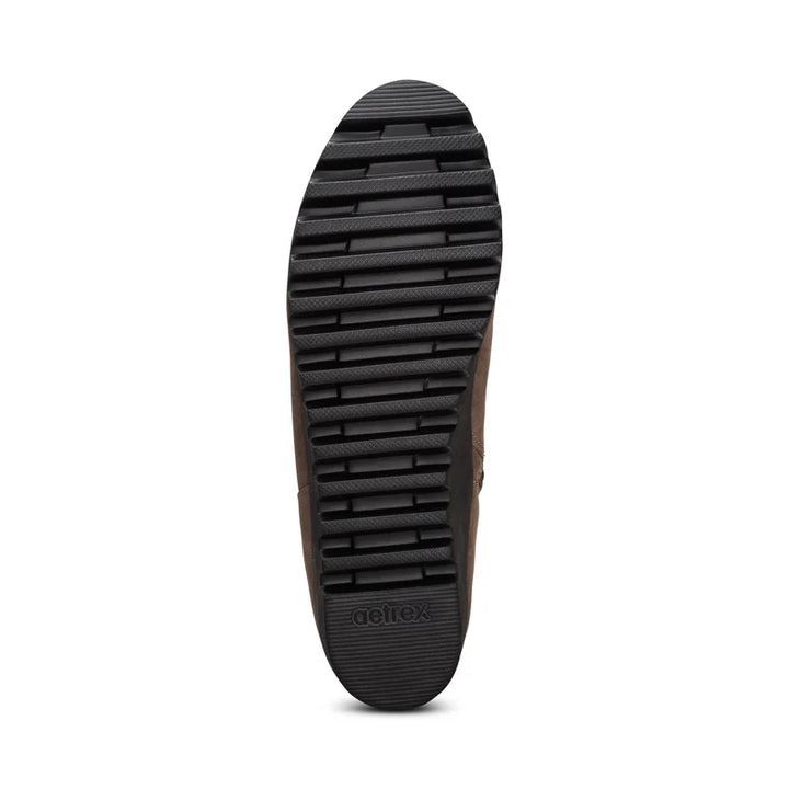 aetrex zoey slip-on women's | dk taupe