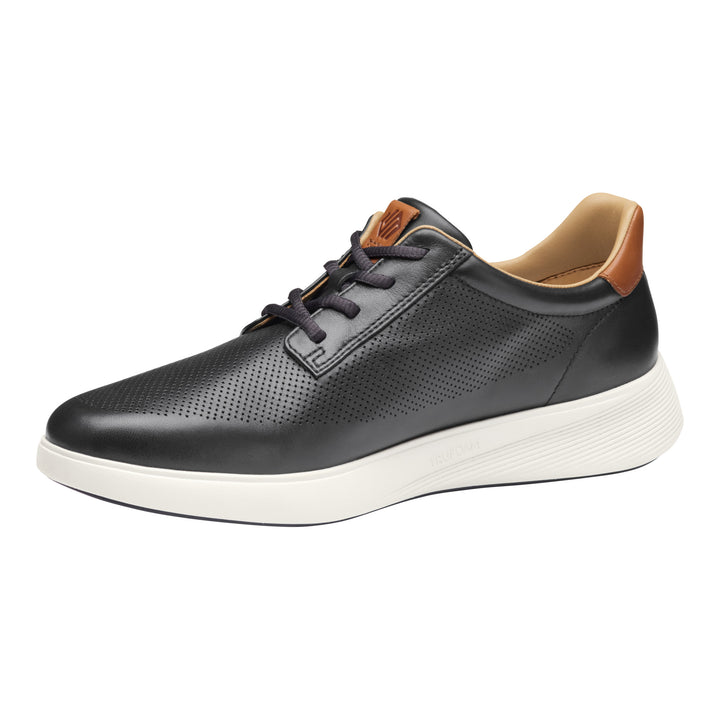 johnston & murphy ackerson perfed plain toe men's | black