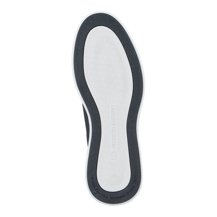 johnston & murphy ackerson perfed plain toe men's | black