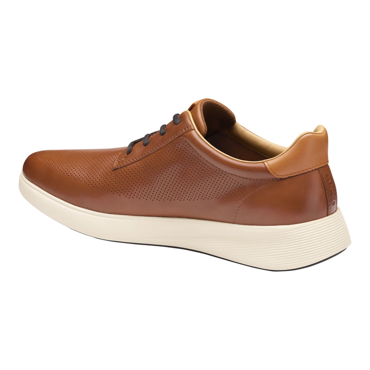 johnston & murphy ackerson perfed plain toe men's | tan