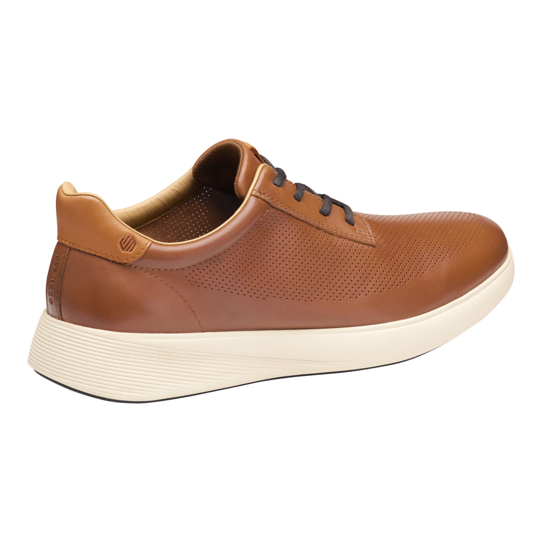 johnston & murphy ackerson perfed plain toe men's | tan