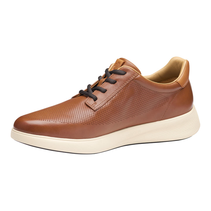 johnston & murphy ackerson perfed plain toe men's | tan