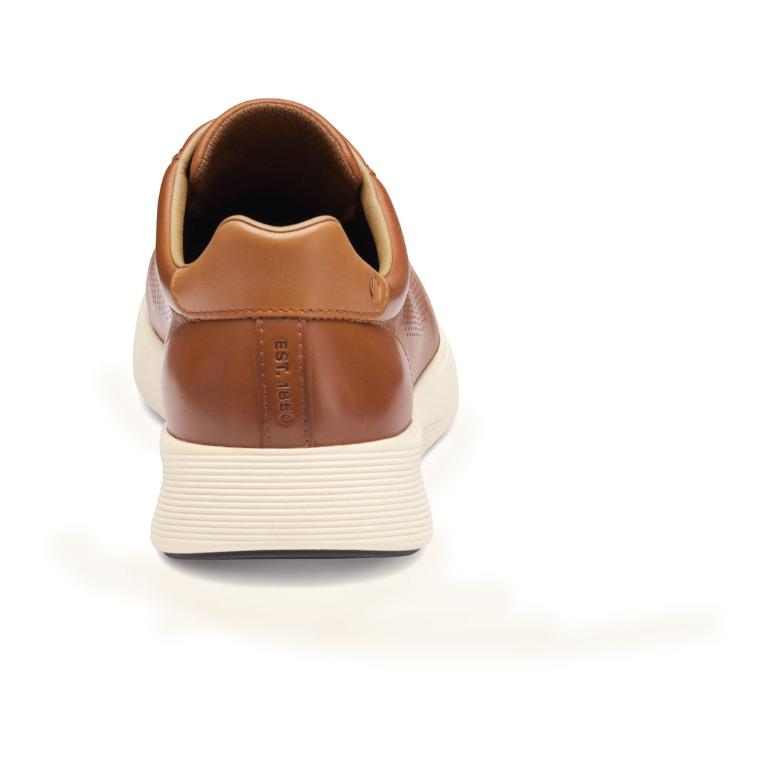 johnston & murphy ackerson perfed plain toe men's | tan