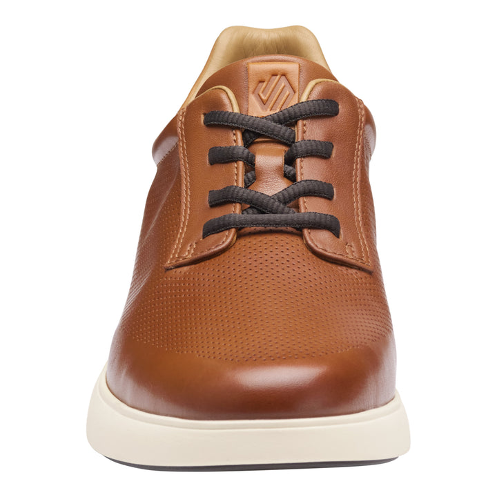 johnston & murphy ackerson perfed plain toe men's | tan