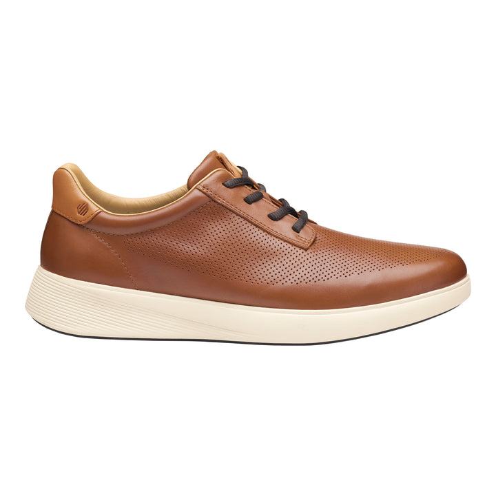 johnston & murphy ackerson perfed plain toe men's | tan