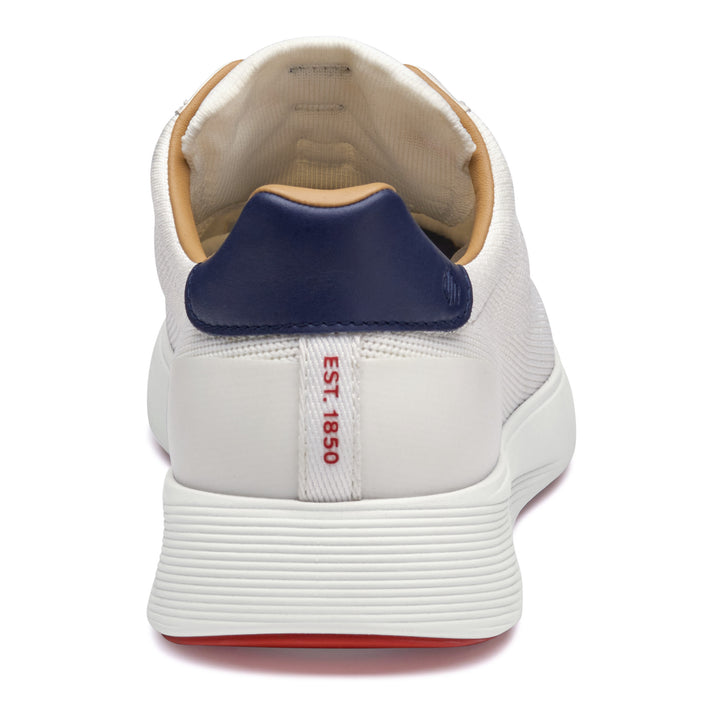 johnston & murphy ackerson knit plain toe men's | white