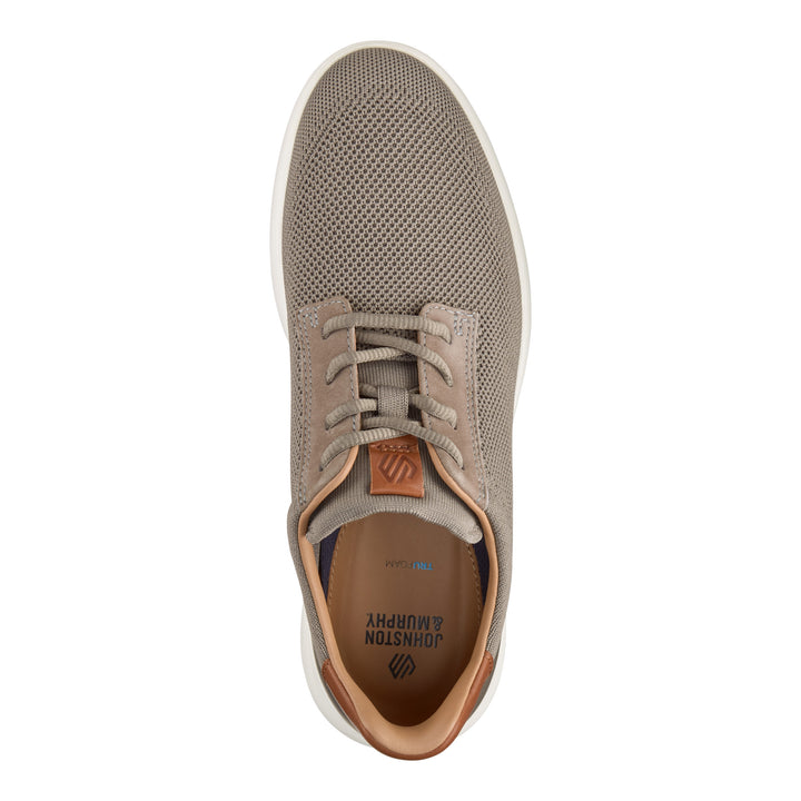 johnston & murphy ackerson knit plain toe men's | gray