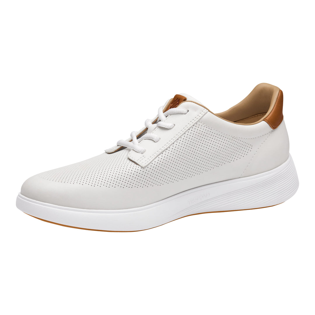 johnston & murphy ackerson perfed plain toe men's | white