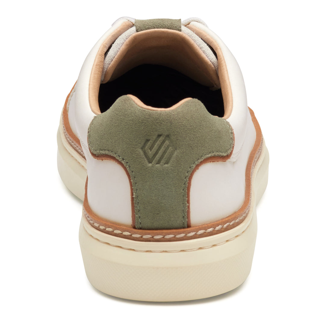 johnston murphy mguffey 2 lace to men's | white taupe