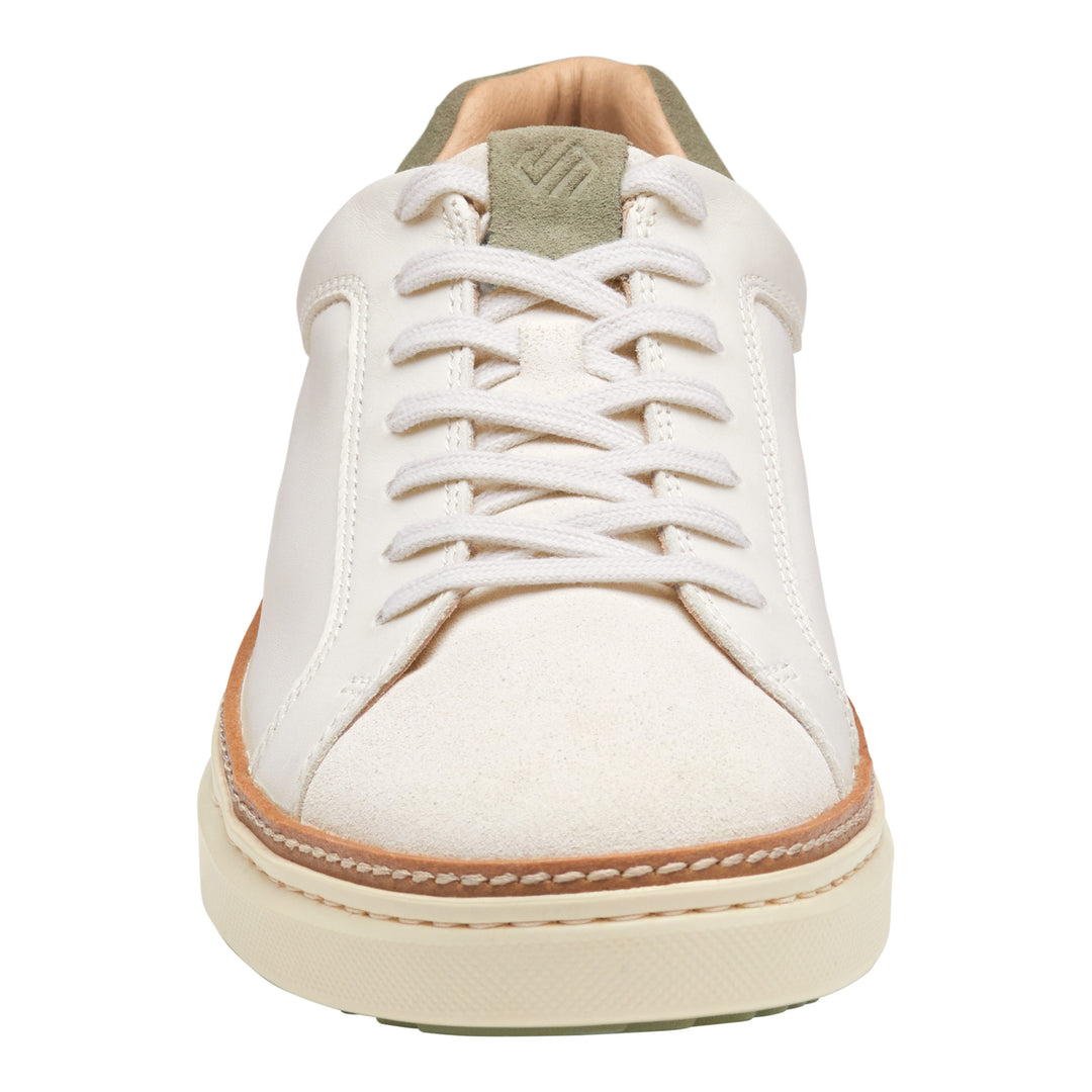 johnston murphy mguffey 2 lace to men's | white taupe