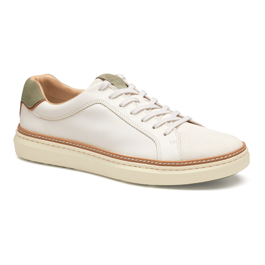 johnston murphy mguffey 2 lace to men's | white taupe