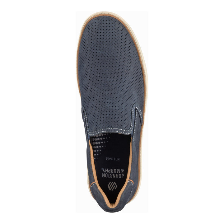 johnston & murphy mcguffey 2 perfed men's | navy