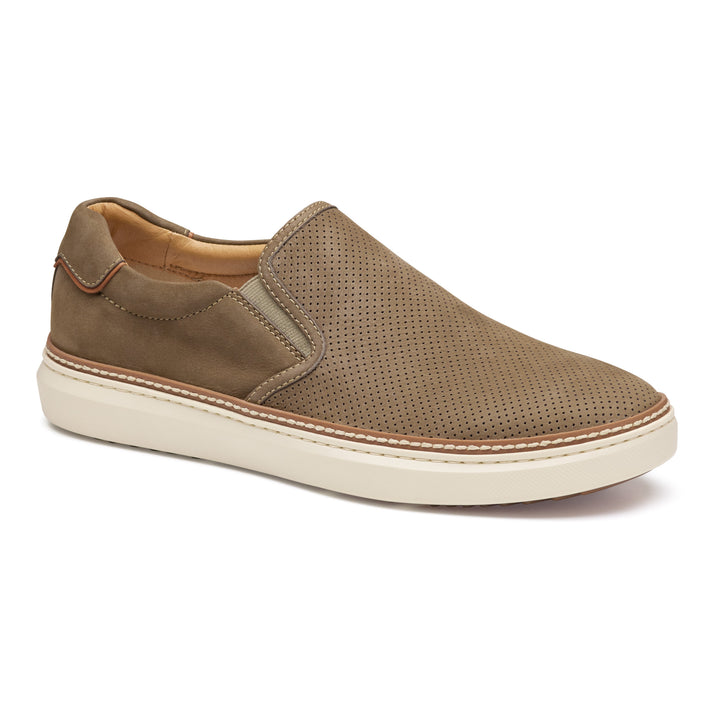 johnston & murphy mcguffey 2 perfed men's | taupe
