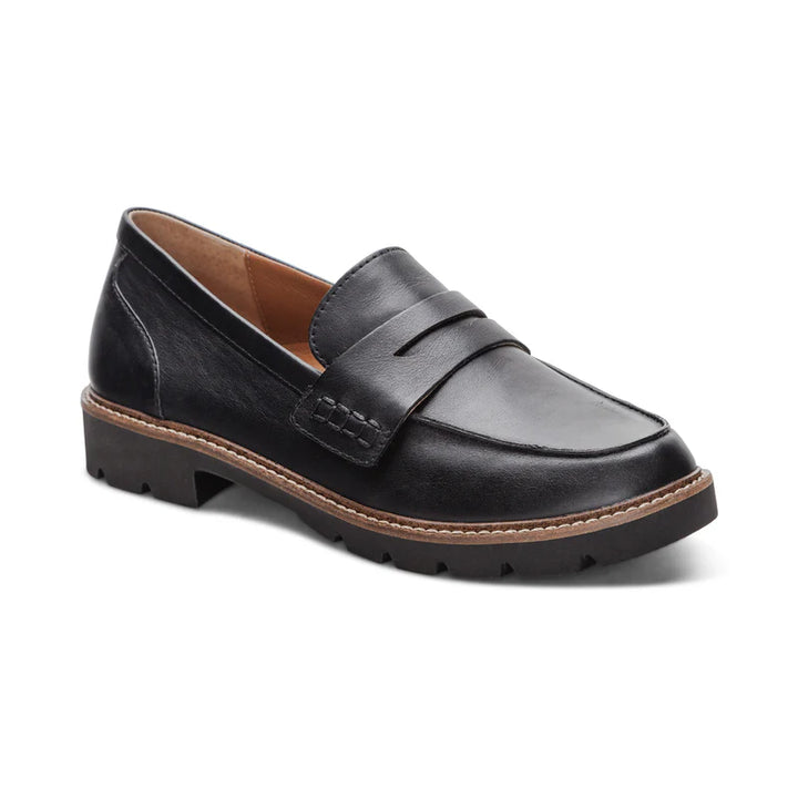 aetrex collette arch support women's | black