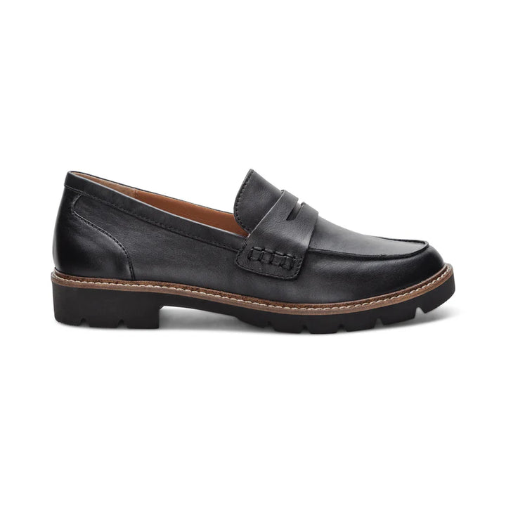 aetrex collette arch support women's | black