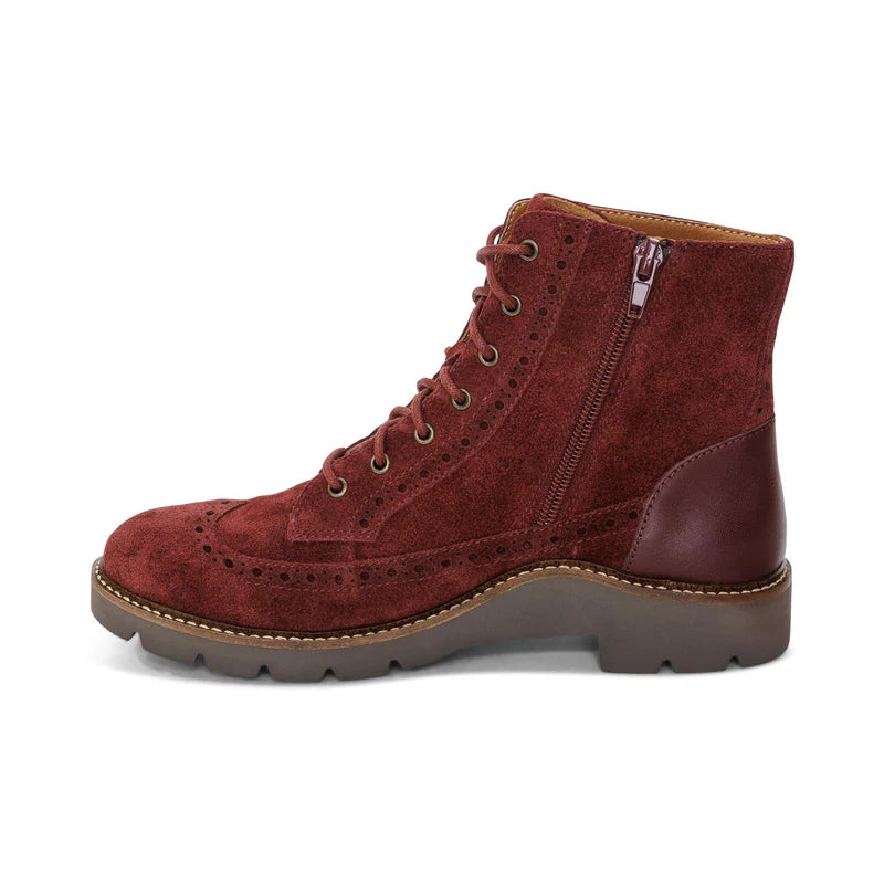 aetrex margot women's | dk red