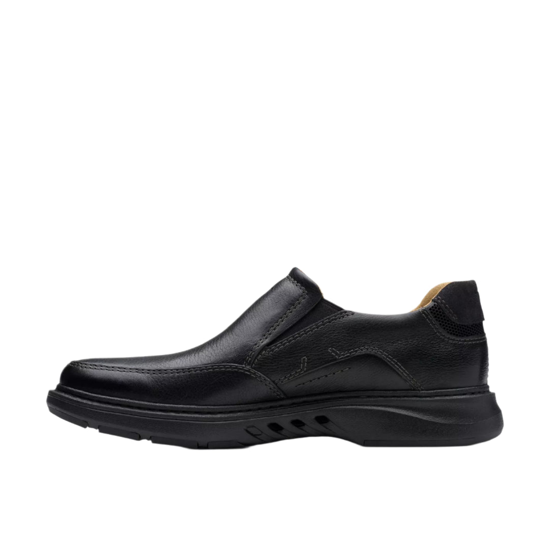 clarks un briley step men's | black