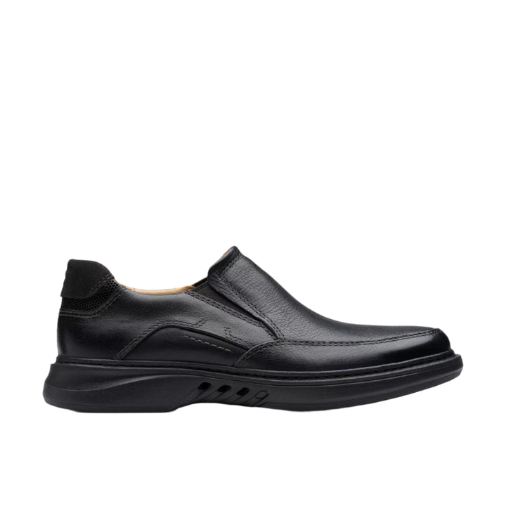 clarks un briley step men's | black