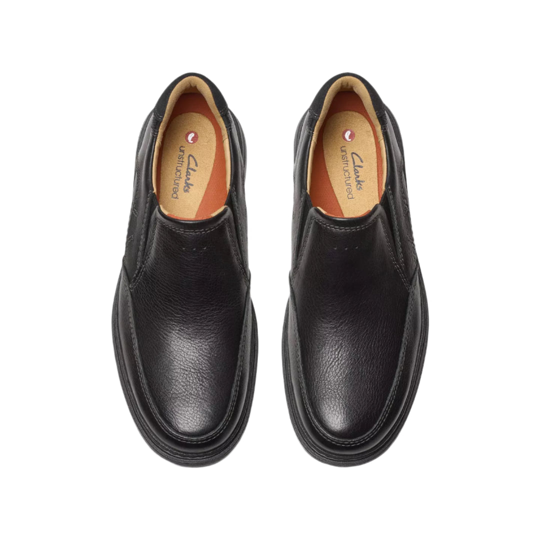 clarks un briley step men's | black