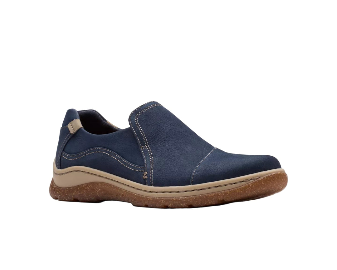 clarks orlene slip women's | nvy nub