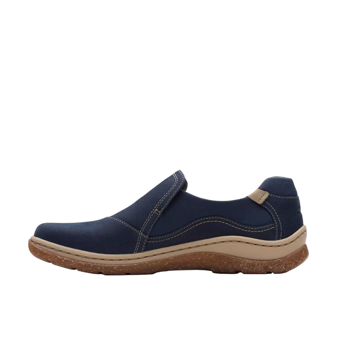 clarks orlene slip women's | nvy nub