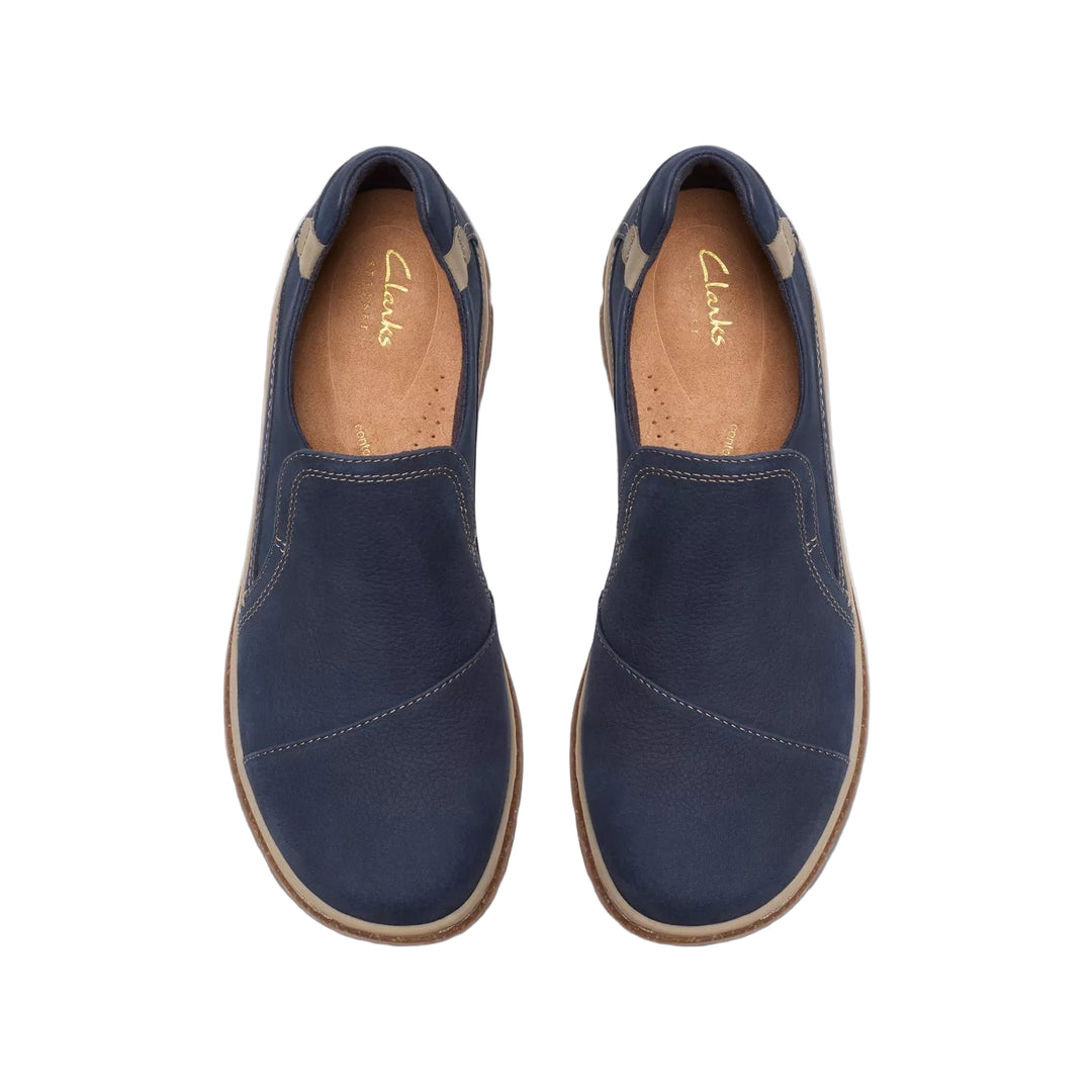 clarks orlene slip women's | nvy nub