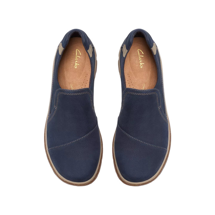 clarks orlene slip women's | nvy nub