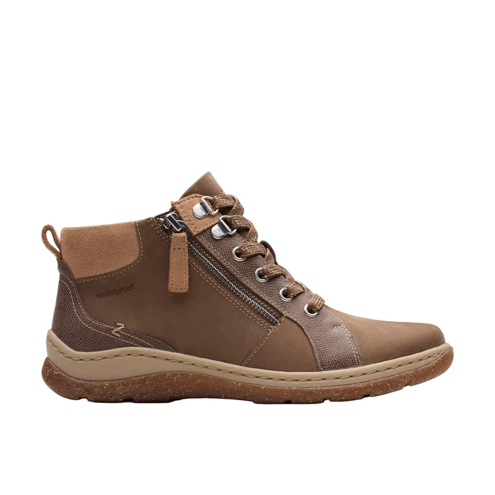 clarks orlene top waterproof women's | dk sand nub