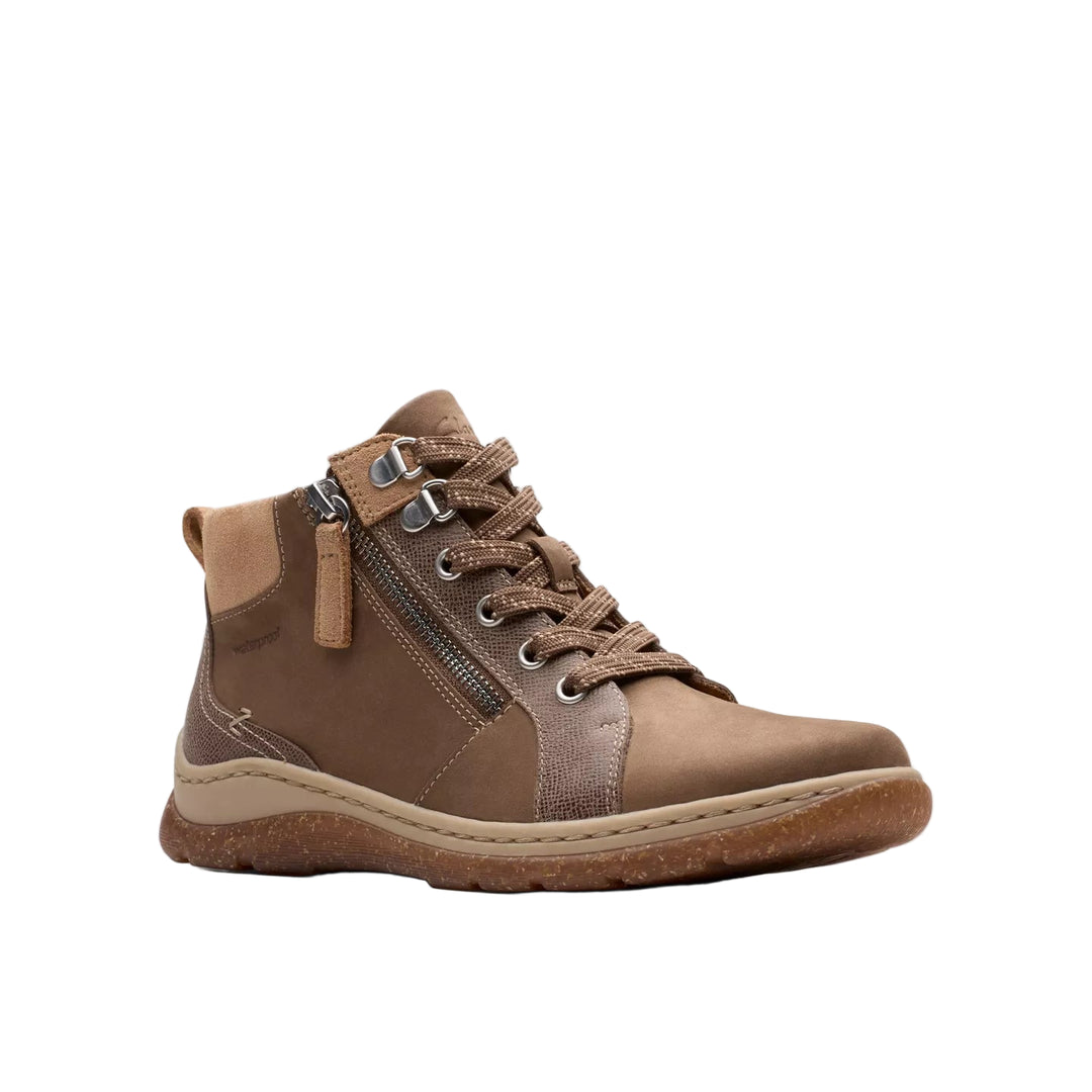 clarks orlene top waterproof women's | dk sand nub