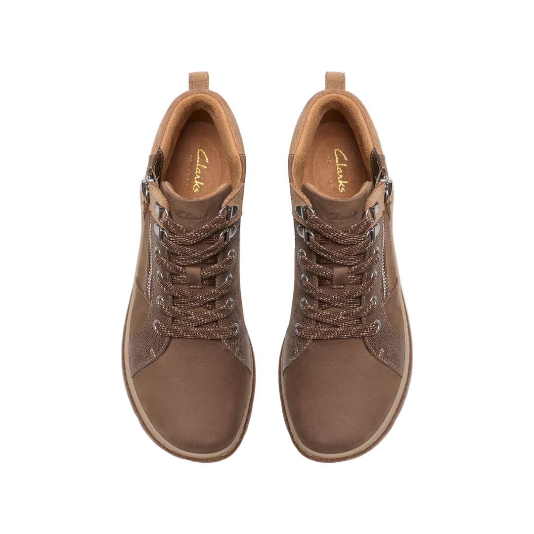 clarks orlene top waterproof women's | dk sand nub