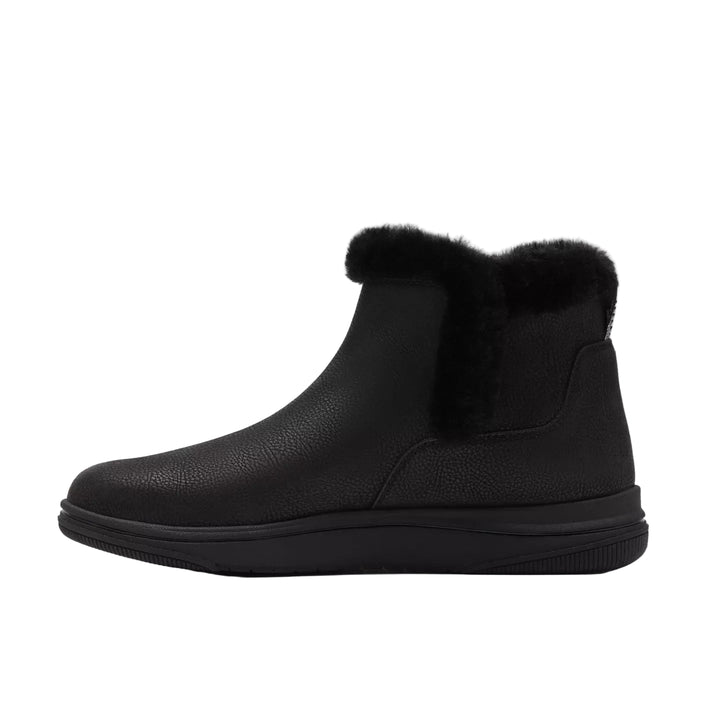 clarks breeze fur women's | blk combi