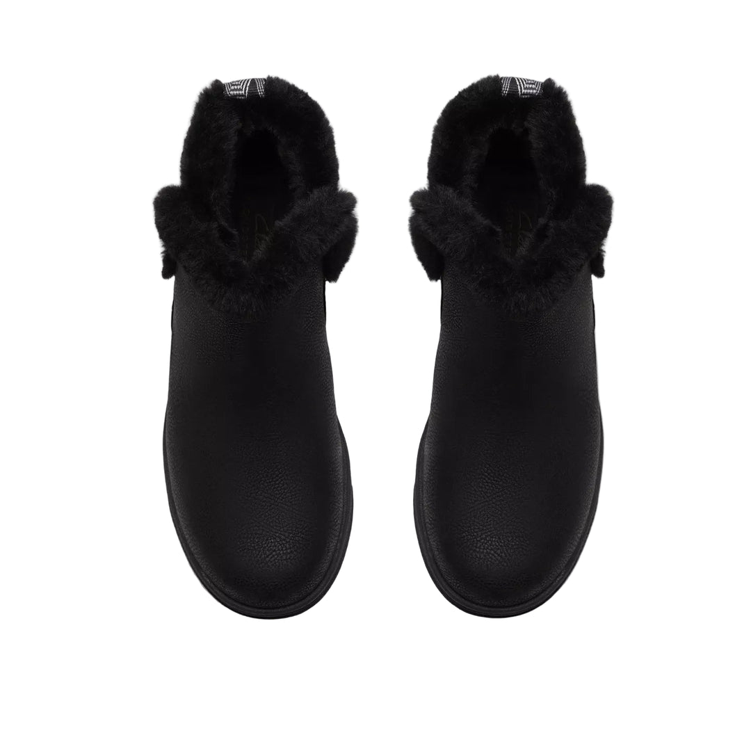 clarks breeze fur women's | blk combi