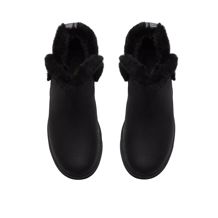 clarks breeze fur women's | blk combi