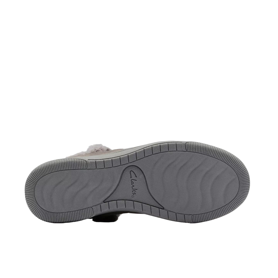 clarks breeze fur women's | dk gry combi