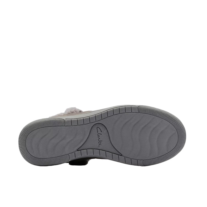 clarks breeze fur women's | dk gry combi