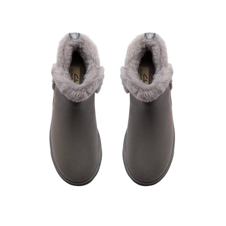 clarks breeze fur women's | dk gry combi