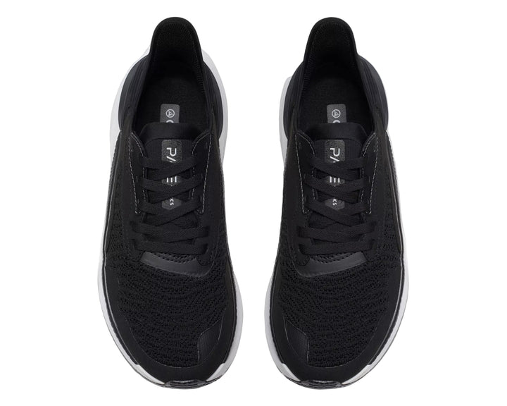 clarks pace women's | blk/wht