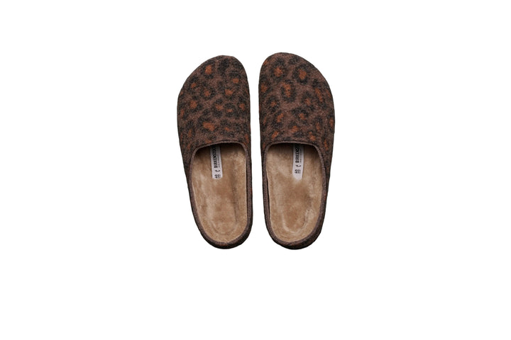 birkenstock amsterdam shearling women's | leo pepper sandcastle