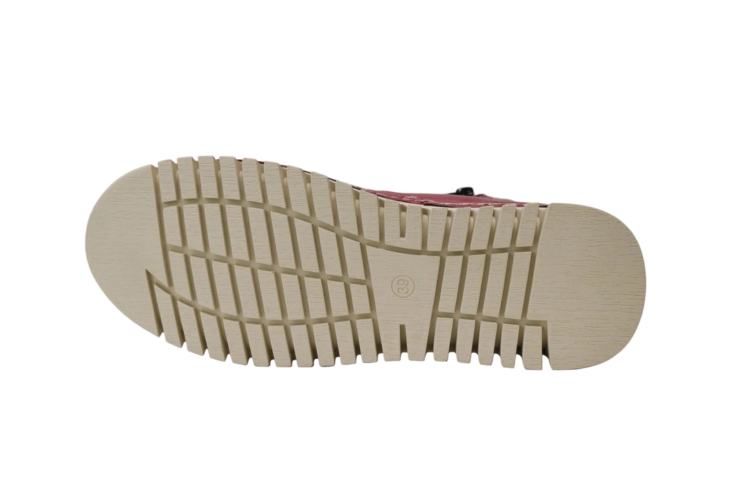 ava melani naples women's | bordo