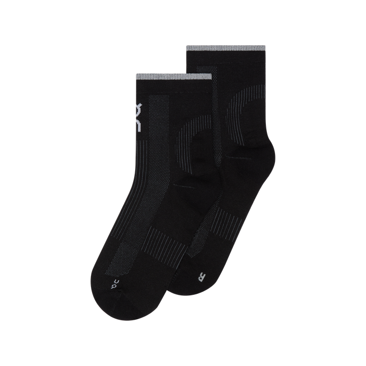 on performance run sock mid | black eclipse