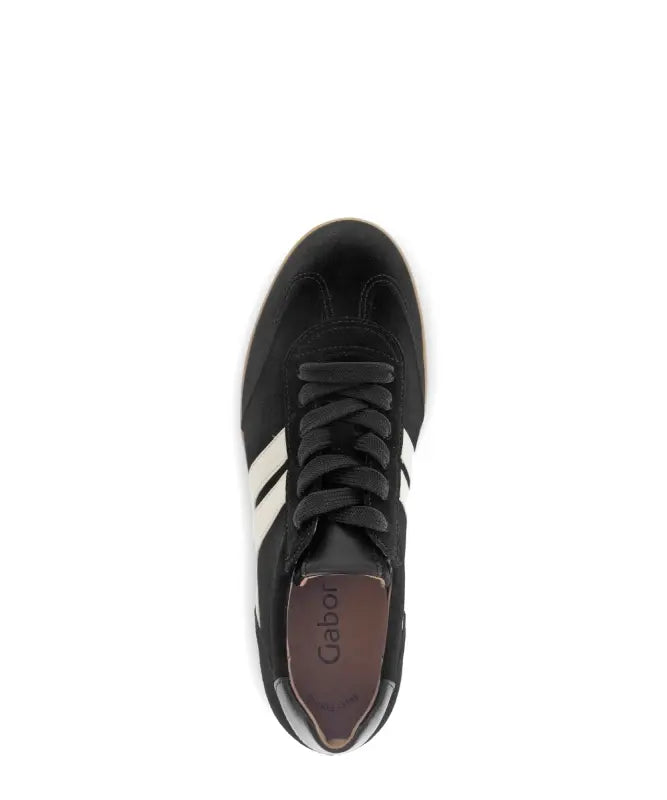 gabor street sneaker women's | black